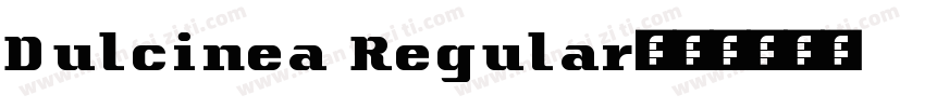 Dulcinea Regular字体转换